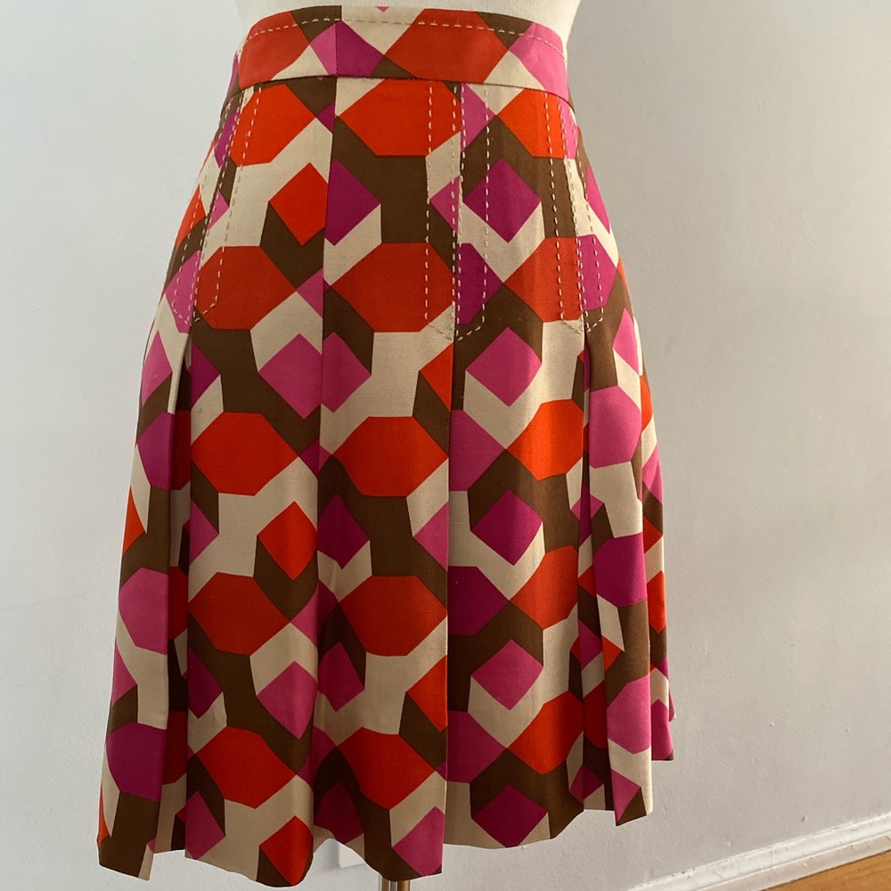 Marc by Marc Jacobs silk pleated skirt size 2
